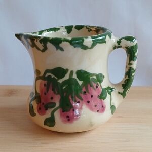 VTG Miniature Pitcher Alpine Pottery Roseville Ohio 1997 2.25"